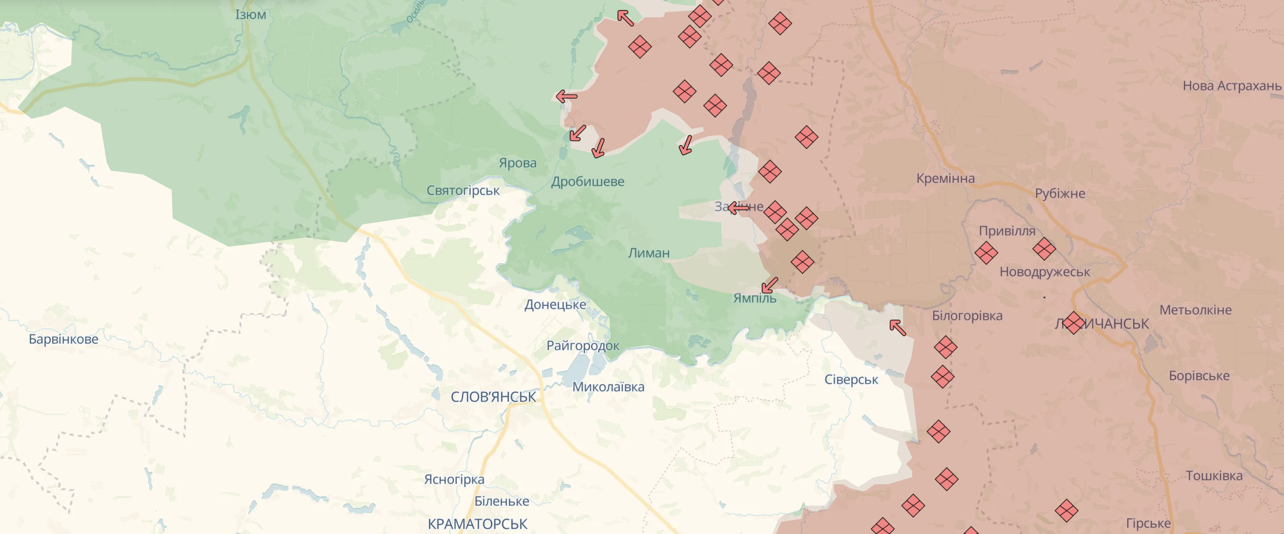 Ориентировочная карта боевых действий по состоянию на 4 ноября в 23:33 / DeepStateMap Ориентировочная карта боевых действий по состоянию на 4 ноября в 23:33 / DeepStateMap